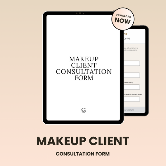 Makeup Client Consultation Form